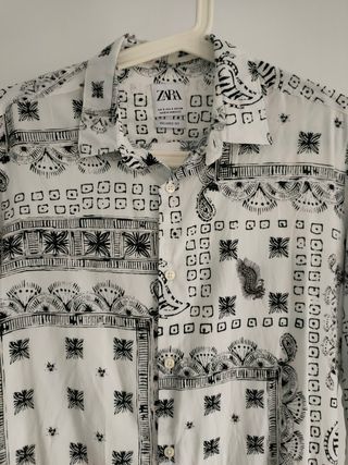 Camisa estampado bandana, viscosa