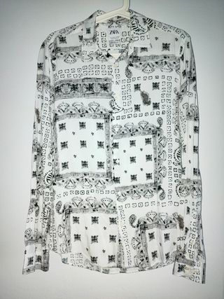 Camisa estampado bandana, viscosa