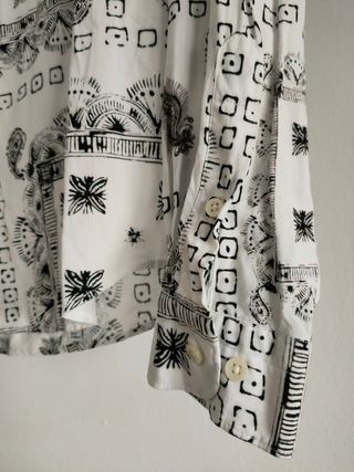 Camisa estampado bandana, viscosa