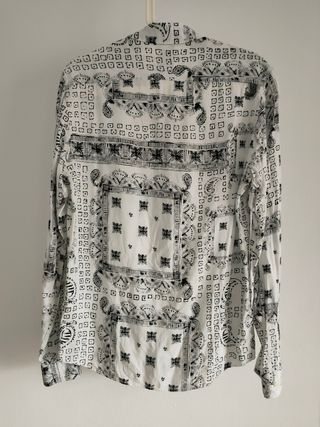 Camisa estampado bandana, viscosa