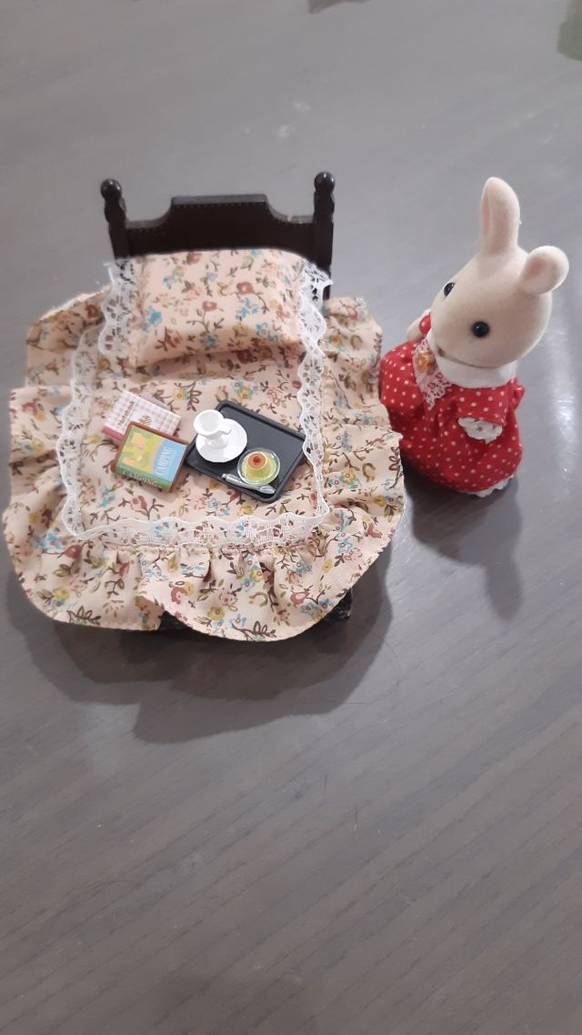 Cama y accesorios sylvanian families