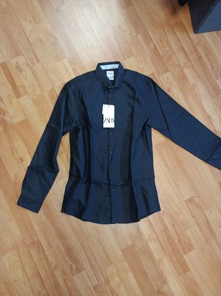 CAMISA HOMBRE ZARA T.M NUEVA SLIM