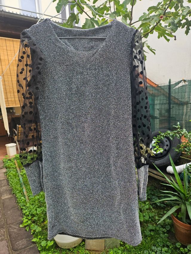 Abito donna in lurex elasticizzato