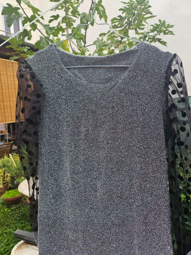 Abito donna in lurex elasticizzato