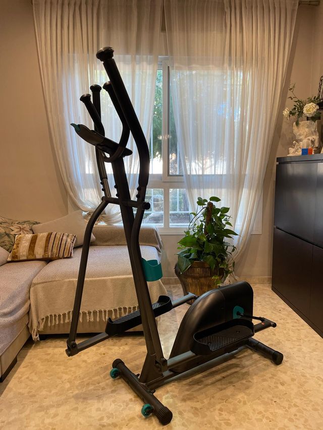 Bicicleta elíptica DOMYOS EL120-Rueda inercia 6Kg