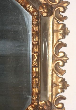 ANTIGUO ESPEJO DORADO S.XVIII