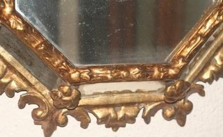 ANTIGUO ESPEJO DORADO S.XVIII