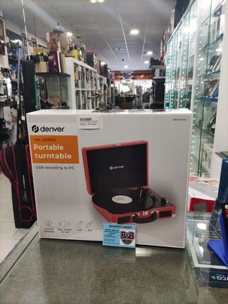 Denver toca disco vpl 120red
