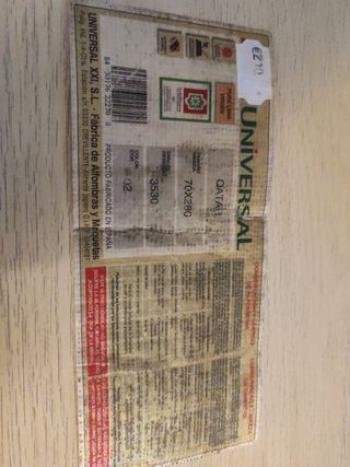 Alfombra pasillera  de lana