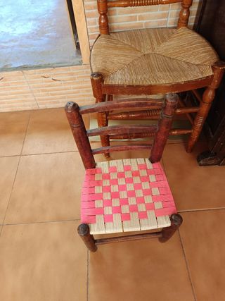Silla para niños de madera 100%
