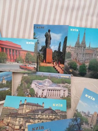 Cartoline vintage custodia