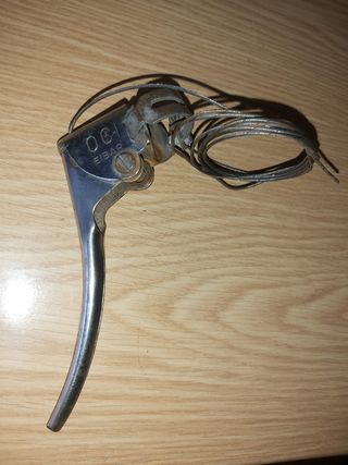 Manera  freno bici antigua