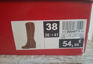 Botas núm 38