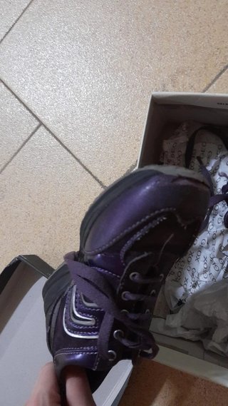 Scarpe da ginnastica bambina Geox junior viola 30