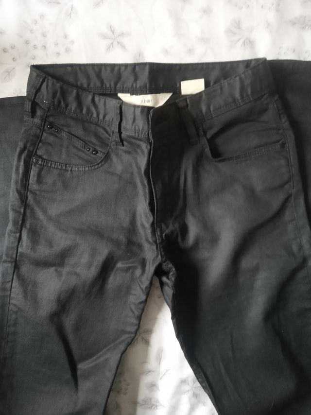 Pantalones encerados negros T 14