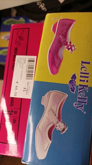 Lelli Kelly scarpe bambina 31 ballerina argento