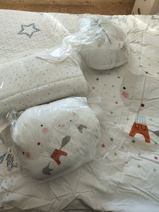 Nórdico con funda reversible, chichonera y cojines