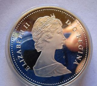 1 DOLAR DE PLATA 1984 CANADÁ 