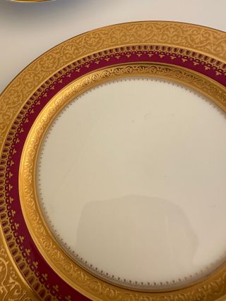 Platos y taza oro Fabergé - Coleccionismo