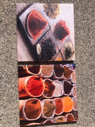 Coppia di quadri a tema speziato