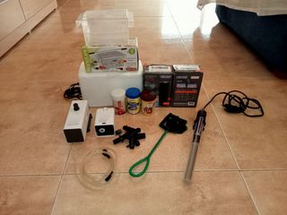 Lote acuario 60l. Muy completo.También por separad