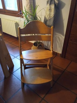 Silla evolutiva madera