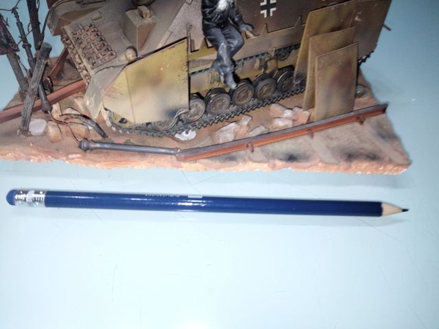 Maqueta diorama segunda guerra mundial