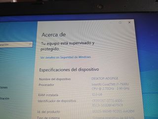 Ordenador portátil HP 15" Intel i7