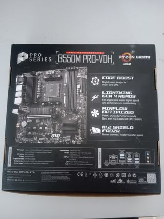 PLACA BASE MSI B550M PRO-VDH