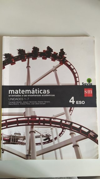 Libros de texto Matemáticas Académicas 4ESO