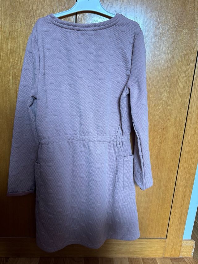 Vestido rosa empolvado de only kids