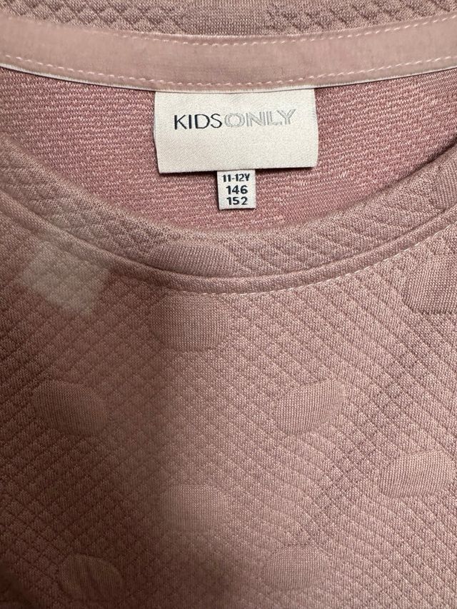 Vestido rosa empolvado de only kids