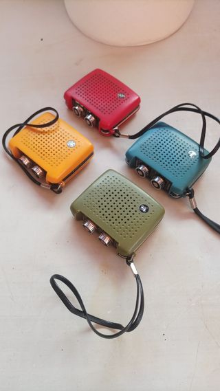 4 mini radio transistores vintage