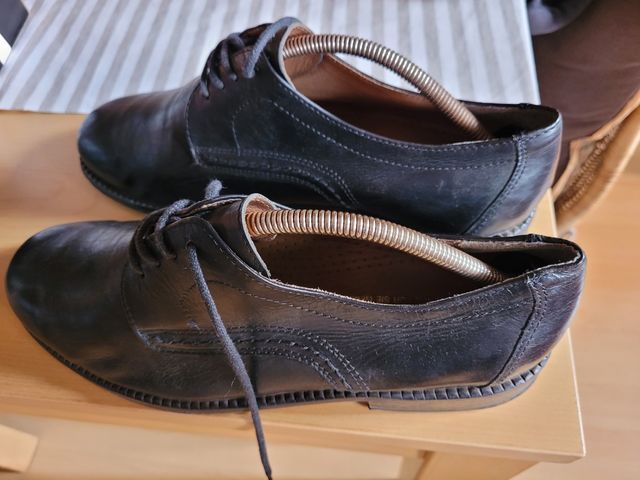 Sioux zapatos vestir cuero negros