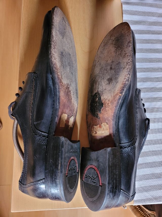 Sioux zapatos vestir cuero negros