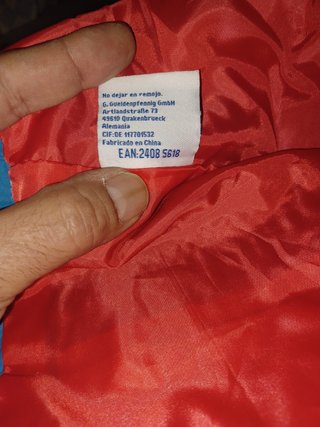 Chubasquero de niño o niña