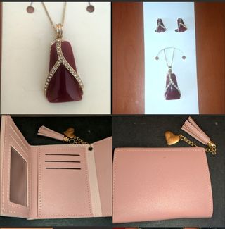 PACK JOYAS +MONEDERO MUJER