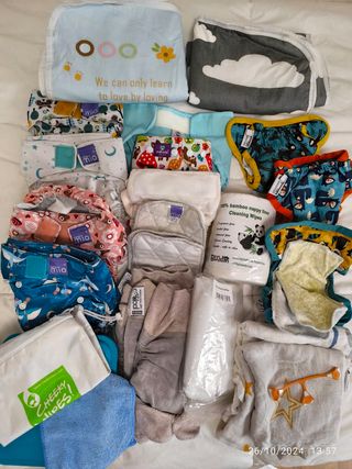 Lote completo pañales tela