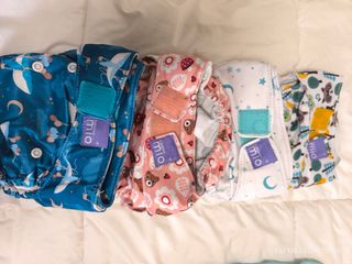 Lote completo pañales tela