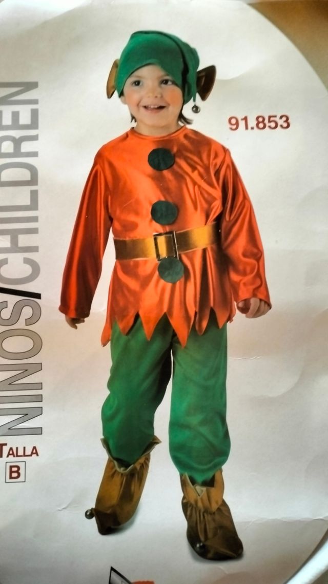 Disfraz de duende 2 años