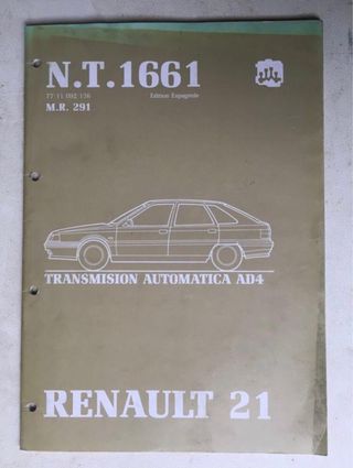 Manuales de taller Renault originales.