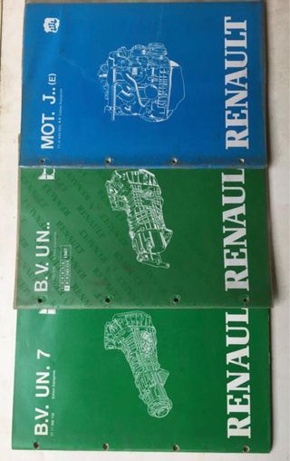 Manuales de taller Renault originales.