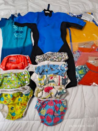 Lote ropa baño