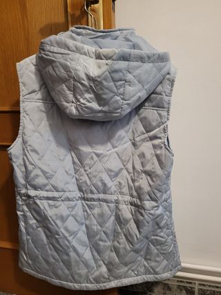 Chaleco azul impermeable 
