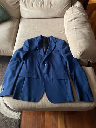 Americana niño azul