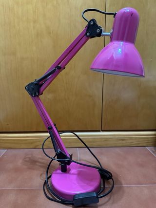 Lampara mesa de estudio rosa