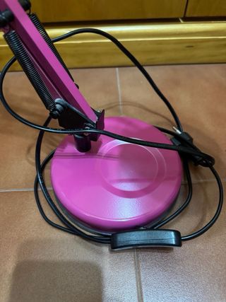 Lampara mesa de estudio rosa