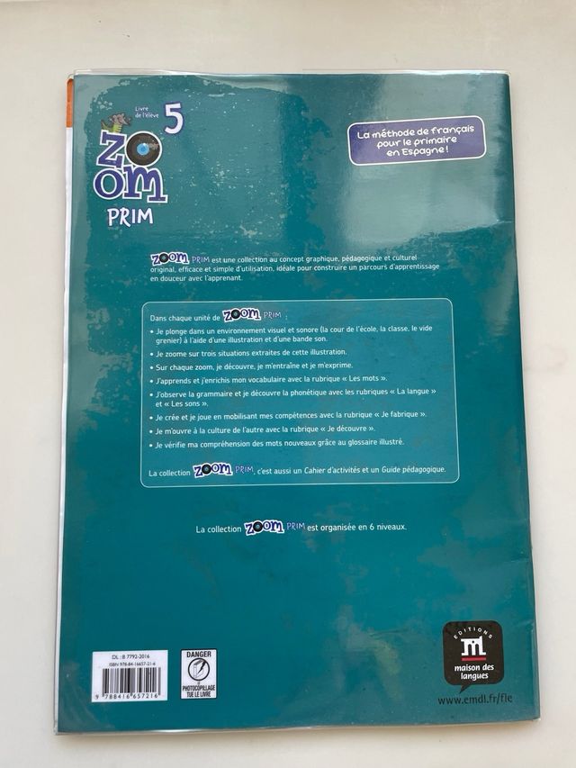 Zoom Prim 5. Livre de l'élève