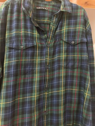 Camisa cuadros hombre