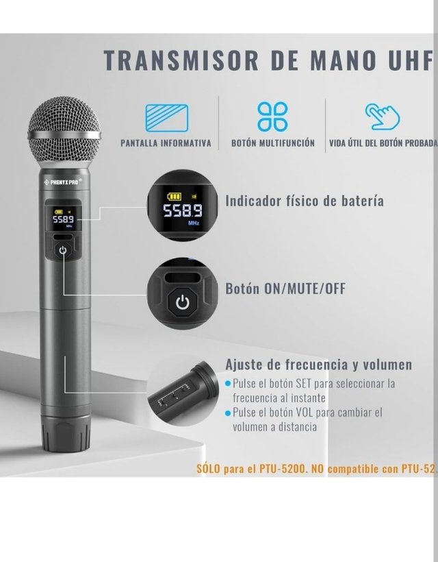 Sistema di Microfoni Wireless Phenyx Pro